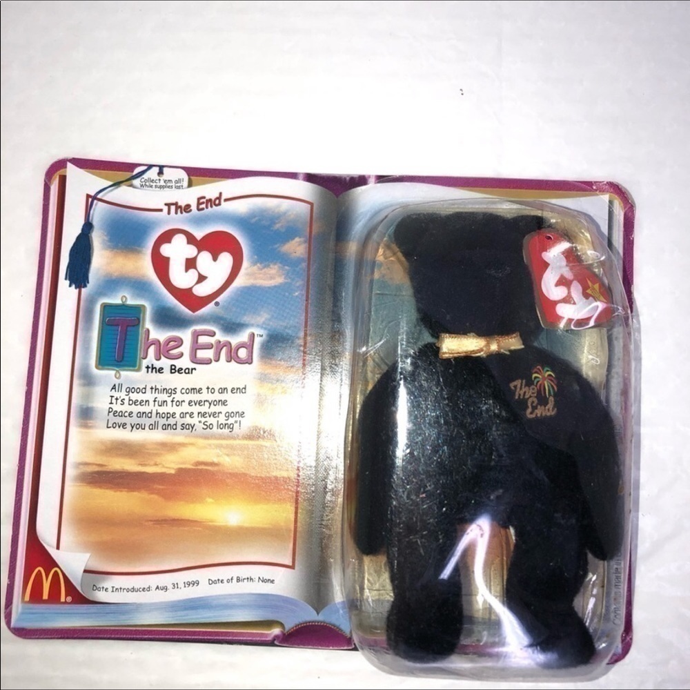Collectors item beanie baby teddy bear the end